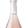 Collo di una bottiglia di Pinot Nero rosé frizzante Annego a rifermentazione naturale in bottiglia prodotto da Cantina Barchessa Loredan a Selva del Montello.